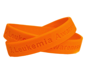 Leukemia Awareness Orange Wristband